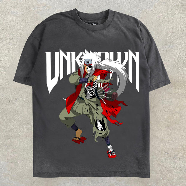 Fashion personality preppy anime short-sleeved T-shirt