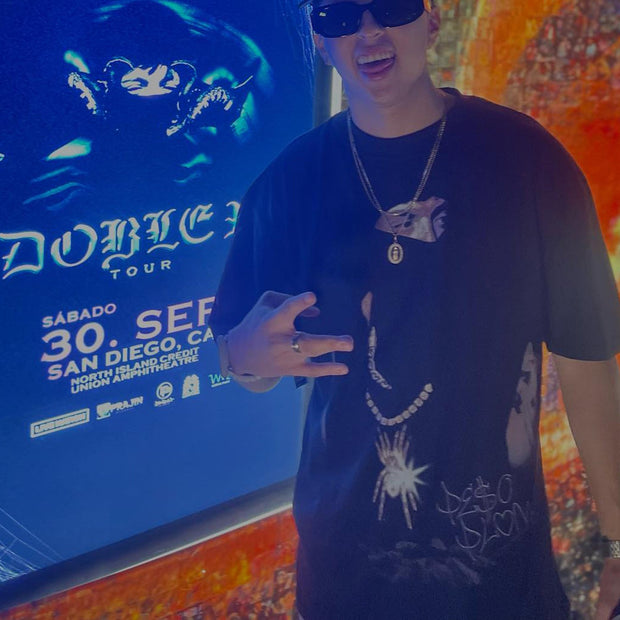 Spider Rap Boy Print T-Shirt