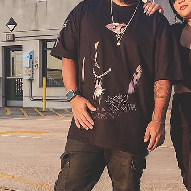 Spider Rap Boy Print T-Shirt