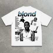 Casual Street Hip-Hop Rap Music Festival Printed T-shirt