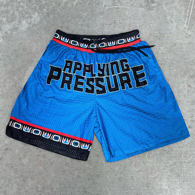 Fashion Printed Casual Sports Mesh Shorts
