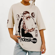 Rap  print T-shirt