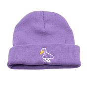 Casual yellow-billed duck men and women outdoor knitted hats