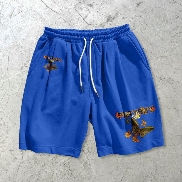 Fashion trend printing casual sports shorts