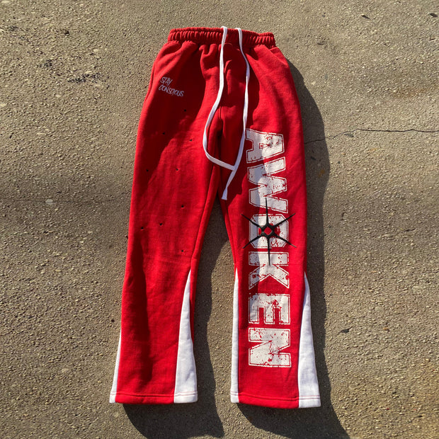 Casual personalized printed contrast hoodie