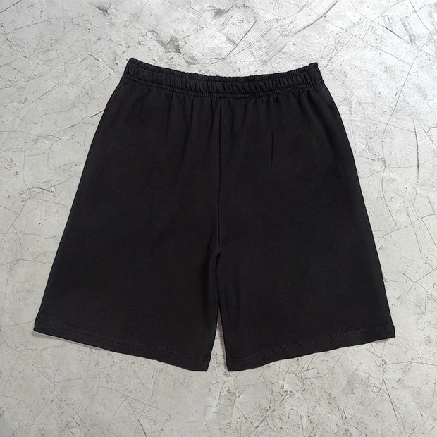 Butterfly casual pattern street cotton shorts
