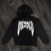 Casual Blessed Print Long Sleeve Hoodies