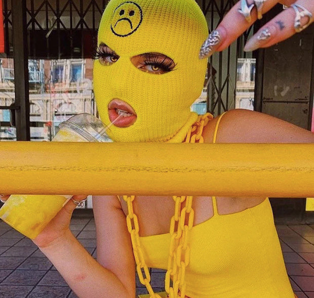 Fashion trendy brand three-hole hat