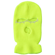 Warm three-hole hat ski riding sports knitted hat