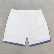 Miami Graphic Print Elastic Shorts