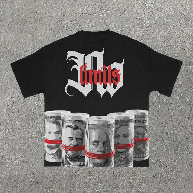 Money Print Short Sleeve T-Shirt