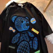 Neresum bear oversize loose short sleeve T-shirt