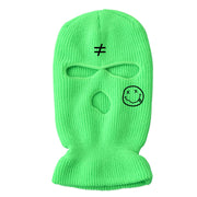 Warm knitted hat ski mask three-hole hat
