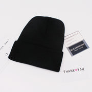 Hat ladies woolen hat male Korean version of the wild warm knitted pullover cap