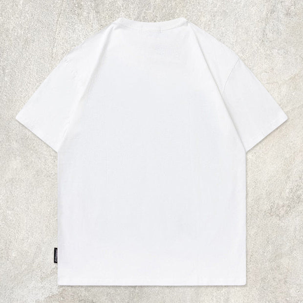 Fluorescent Bow Letters Graphic Tee