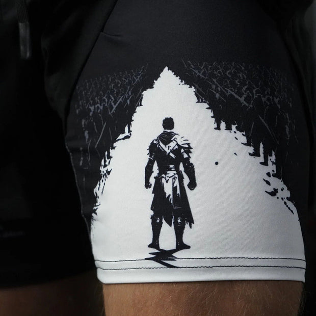 Isaiah 43:2 Print Double Layer Shorts