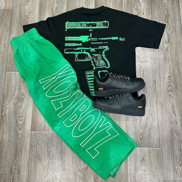 In Glock We Trust T-shirt and trousers two-piece set
