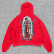 Virgin Mary Oversized Hoodie
