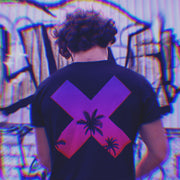 KŌSATEN Cyberpunk Print Short Sleeve T-Shirt