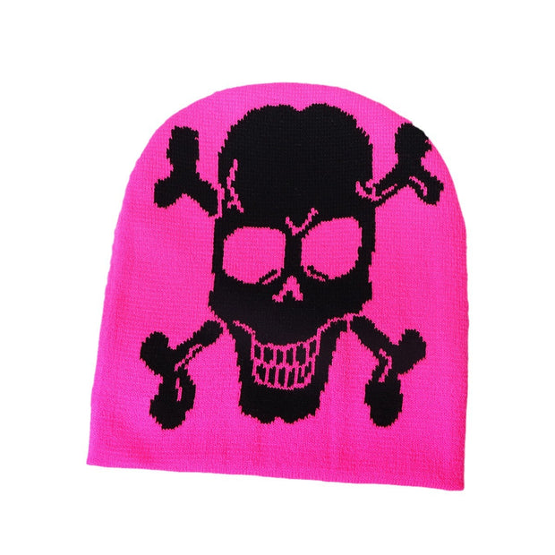 Knitted skull hat