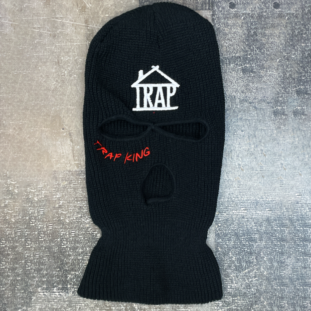 Street style trend design printed knitted mask hat