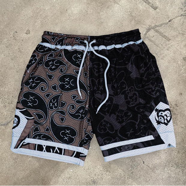 Ghost casual street asymmetric track shorts