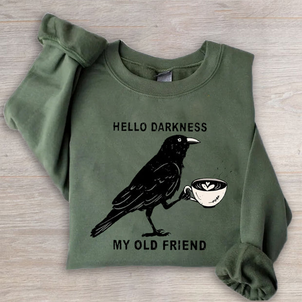 Raven Crow Coffee Sweatshirt