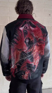 Heavenly Carnival Casual Street Vintage Zipper Tapestry Jacket