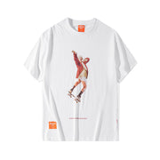 Printed loose T-shirt