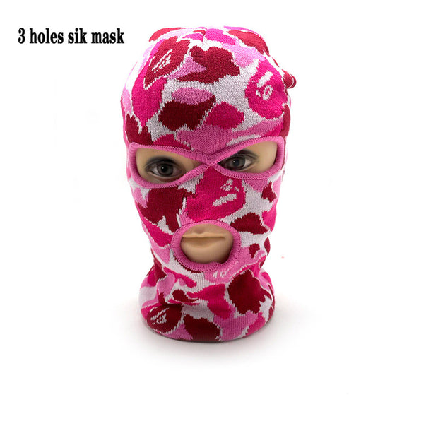 Camouflage casual street three-hole hat