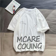 Loose trend personality fashion super fire short-sleeved t-shirt