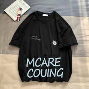 Loose trend personality fashion super fire short-sleeved t-shirt