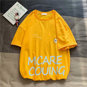 Loose trend personality fashion super fire short-sleeved t-shirt