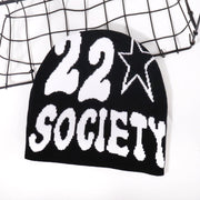 22 Number Single Knitted Hat