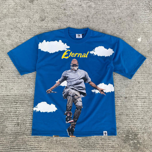 Casual personalized printed loose T-shirt