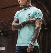 Men's casual round neck short sleeve digital printing T-shirt