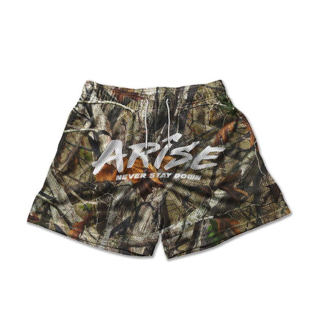 Stylish jungle pattern shorts