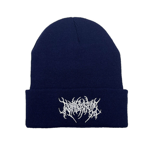 Embroidered Autumn Warm Knitted Ski Beanie Hat