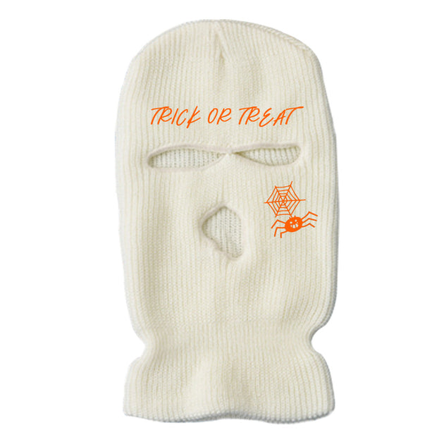 Ski Mask Embroidered Knit Hat