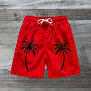 Coconut print casual swimming shorts