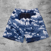 Mesh sports breathable sweatpants