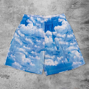 Mesh sports breathable sweatpants