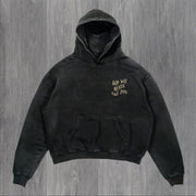 Casual Retro Long Sleeve Loose Hoodie