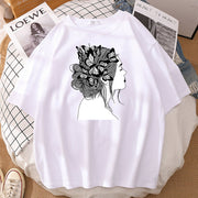 Personalized printing men and women can wear loose T-shirts