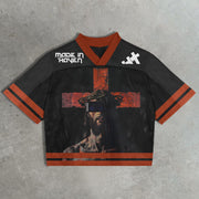 Saints casual mesh jersey