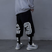 No. 23 casual fashion street sports terry reflective trousers