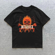 Skull Print Short Sleeve T-Shirt