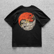 Skull Print Short Sleeve T-Shirt