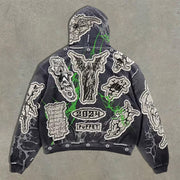Vintage Personalized Print Hoodie