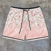 Sakura Pink Mesh Street Shorts